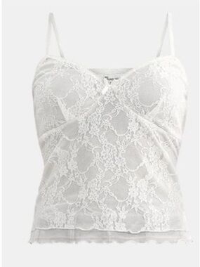 Stretchy Lace Trim Camisole NWT